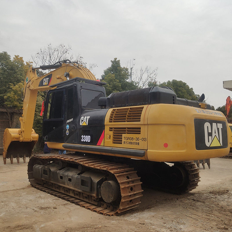 Excavadora Cat 330D con cadena de rastreo Excavadora de la oruga de segunda mano a un precio asequible