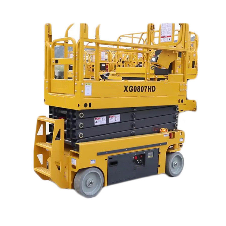 Elevador eléctrico de tijeras de plataforma de 12 m con mecanismo de elevación y tamaño de mesa 2277x1120 mm