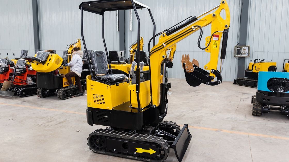 8.2 kW Motor diesel 0,8-1 tonelada Mini excavadora con profundidad máxima de excavación de 1650 mm