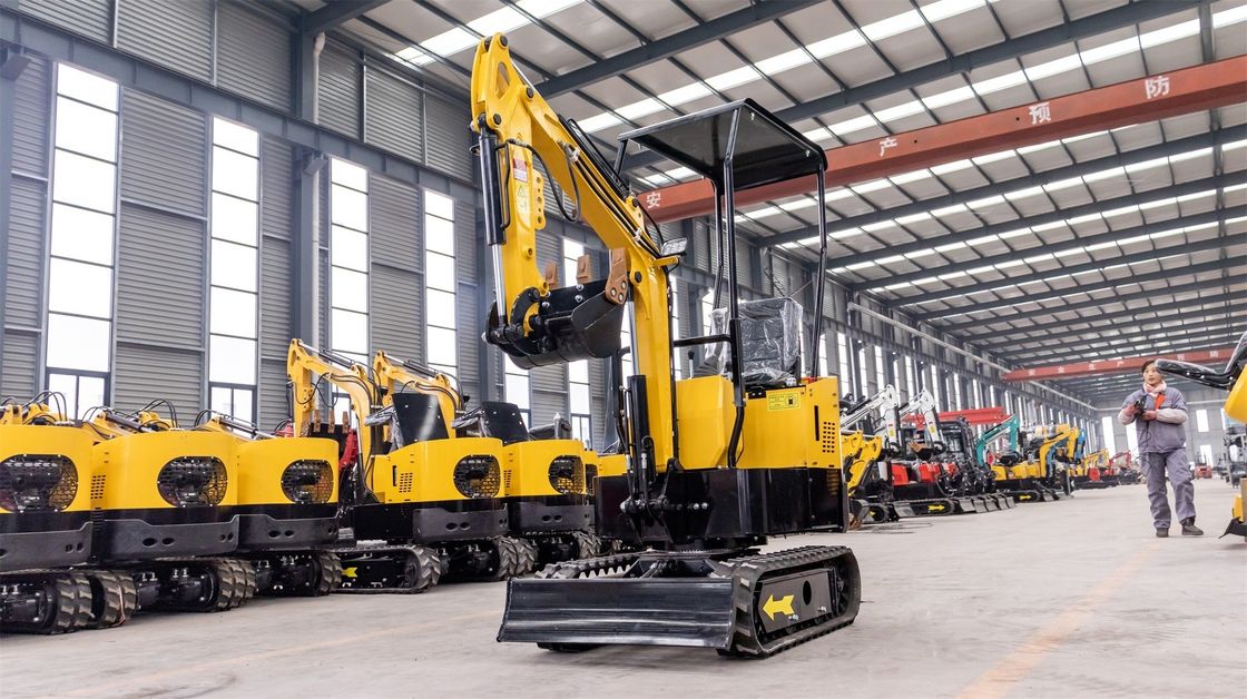 8.2 kW Motor diesel 0,8-1 tonelada Mini excavadora con profundidad máxima de excavación de 1650 mm