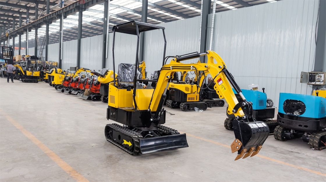 8.2 kW Motor diesel 0,8-1 tonelada Mini excavadora con profundidad máxima de excavación de 1650 mm
