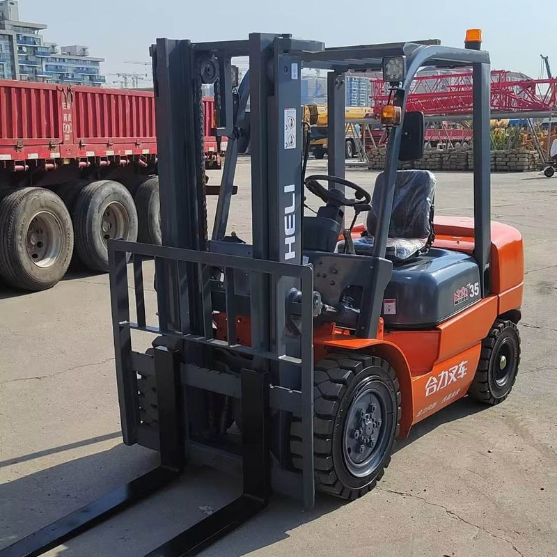 Después del servicio Video Apoyo técnico Helicóptero de 3 toneladas elevadora de horquilla diésel longitud de horquilla 1070mm