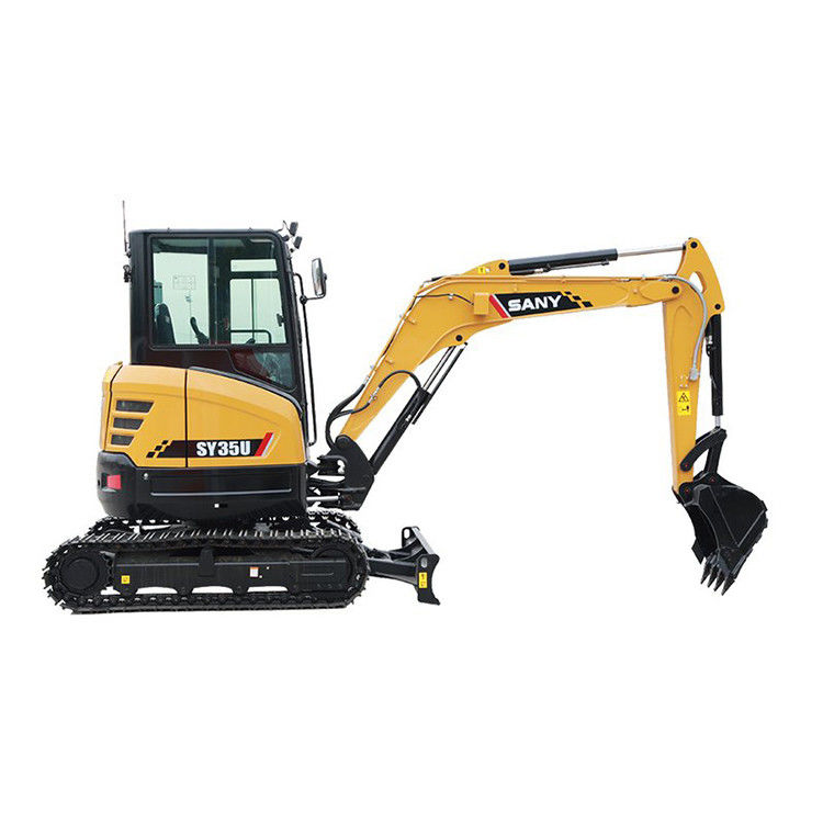 SY35 Mini excavadora Sany de 3 toneladas con 3000 kg de peso de la máquina y otro cilindro hidráulico