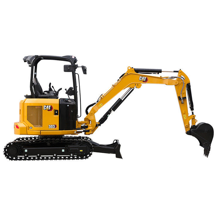 Venta CAT303 Mini excavadora de 3 toneladas Excavadora de gasóleo con otra válvula hidráulica