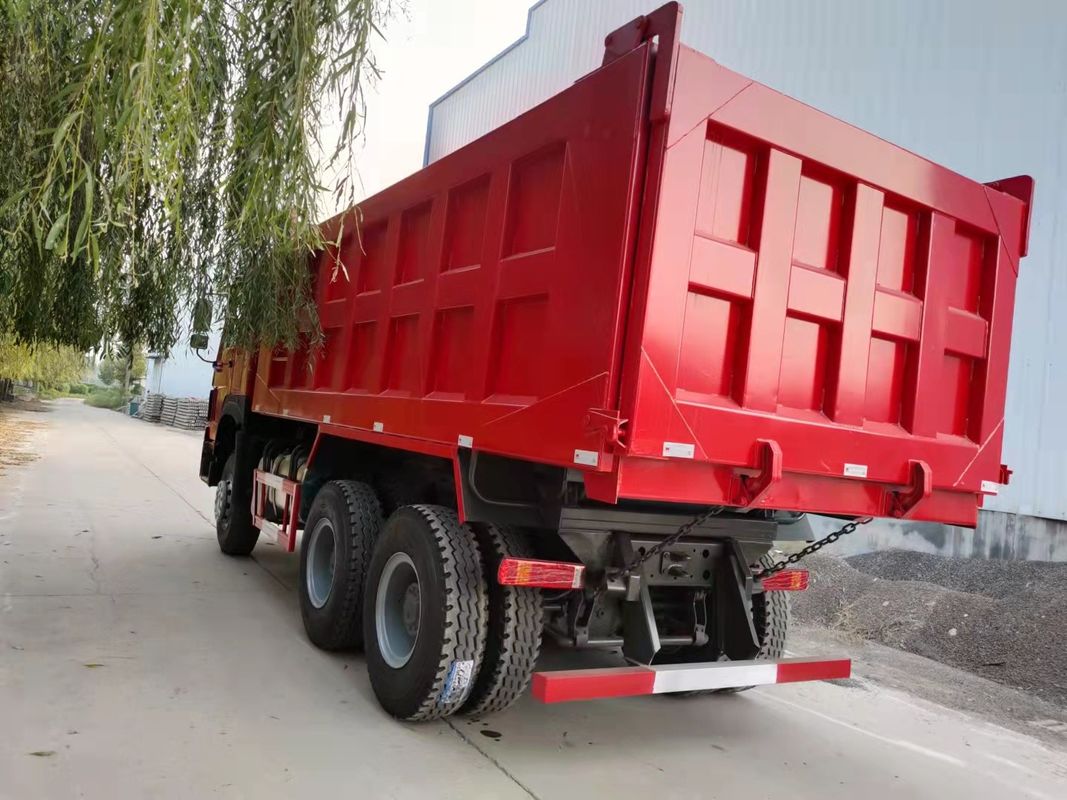 Sinotruk Howo Camiones con tirador 6x4 371hp Camión de descarga de 10 ruedas sin control de velocidad
