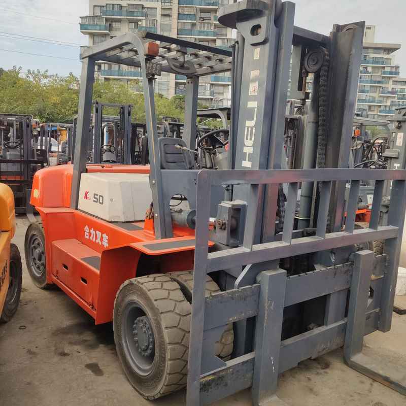 Camioneta elevadora de segunda mano de 5 toneladas con motor Heli Isuzu Capacidad de elevación nominal 3 toneladas