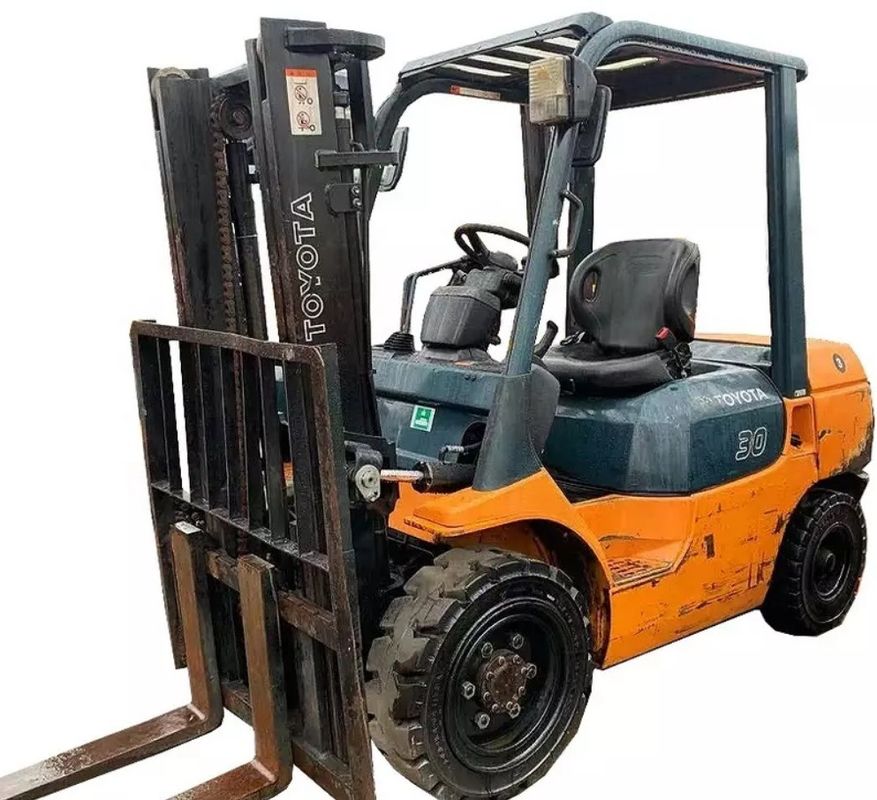 Carga pesada de 15 toneladas elevadora de horquilla usada para África Motor opcional de 2 etapas/3 etapas mástil