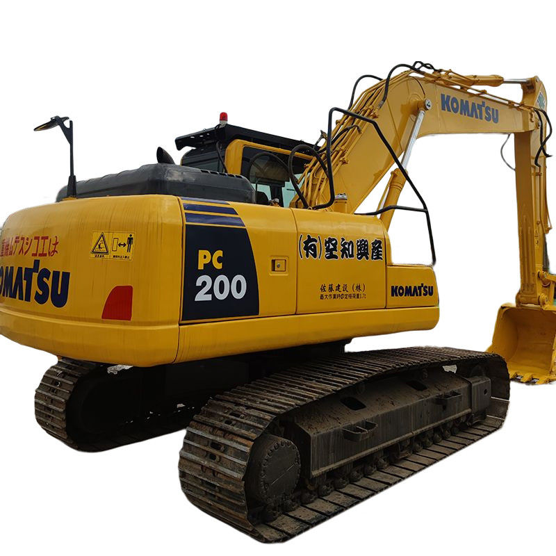 Artículo caliente en la excavadora Komatsu PC200 de segunda mano con 3.1/4.2/5.5km/h Velocidad de marcha