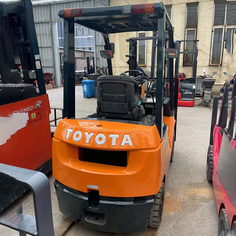 Modo de potencia totalmente eléctrico Toyota 3 toneladas elevadora elevadora usada con buen estado y neumáticos de nylon