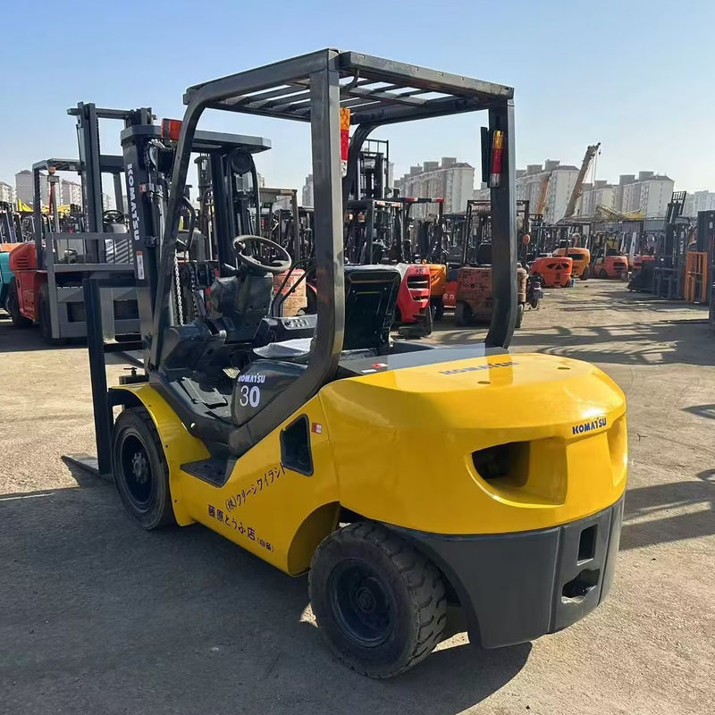 Inicio FD30 original de Japón Komatsu Usado elevadora elevadora con ancho de horquilla de 150 mm