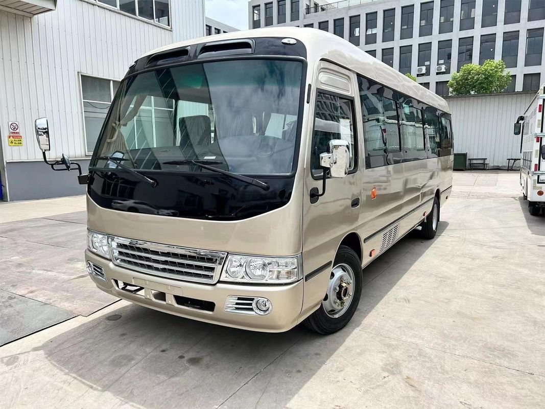 Autobús de pasajeros pequeños Toyota Coaster usado 19-30 asientos Velocidad máxima 91-110 km/h Autobús modelo EQ6701LHT