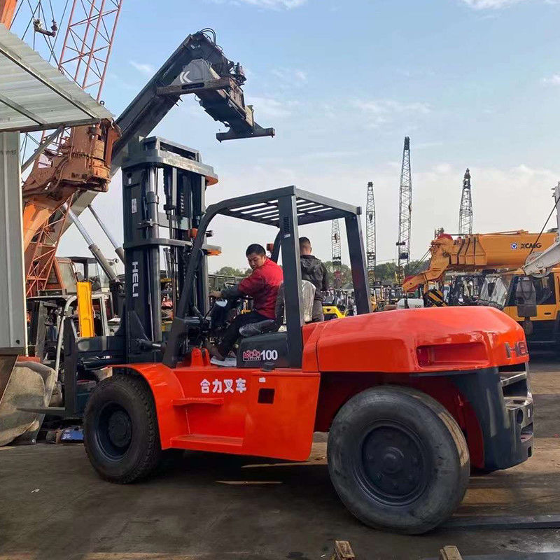 Capacidad de carga de 10 toneladas de elevadora diésel Elevadora de helicóptero usada con motor diesel