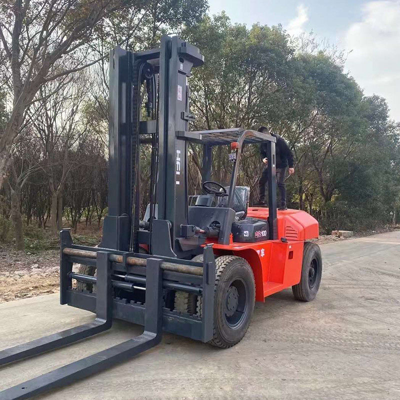 Capacidad de carga de 10 toneladas de elevadora diésel Elevadora de helicóptero usada con motor diesel