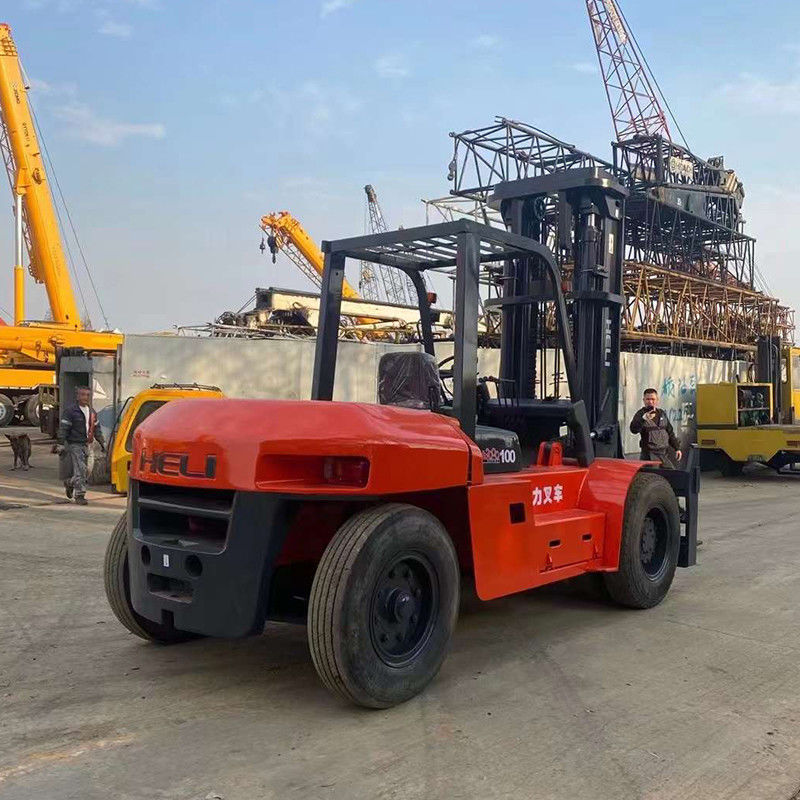 Capacidad de carga de 10 toneladas de elevadora diésel Elevadora de helicóptero usada con motor diesel