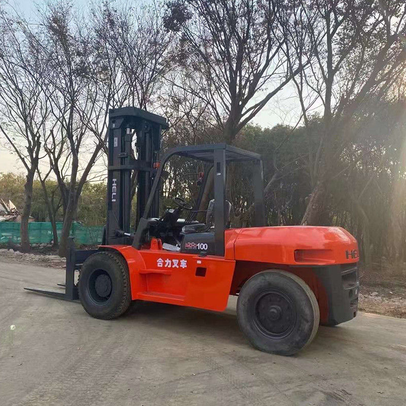 Capacidad de carga de 10 toneladas de elevadora diésel Elevadora de helicóptero usada con motor diesel