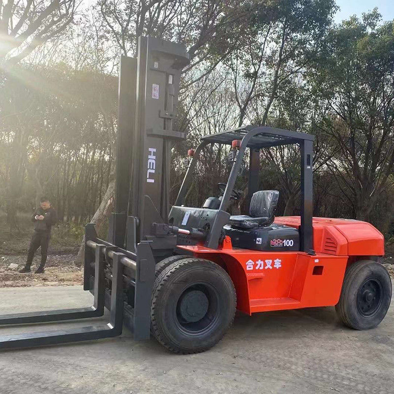 Capacidad de carga de 10 toneladas de elevadora diésel Elevadora de helicóptero usada con motor diesel