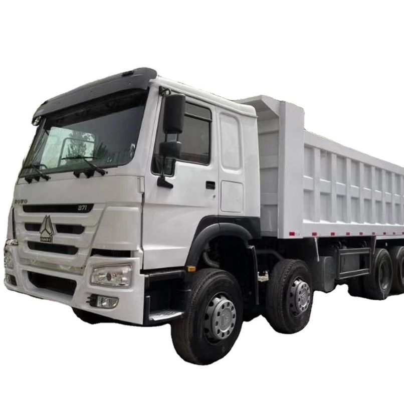 35 toneladas 371HP Sinotruk HOWO camiones de descarga usados 8*4 camión de remate para la mina de construcción