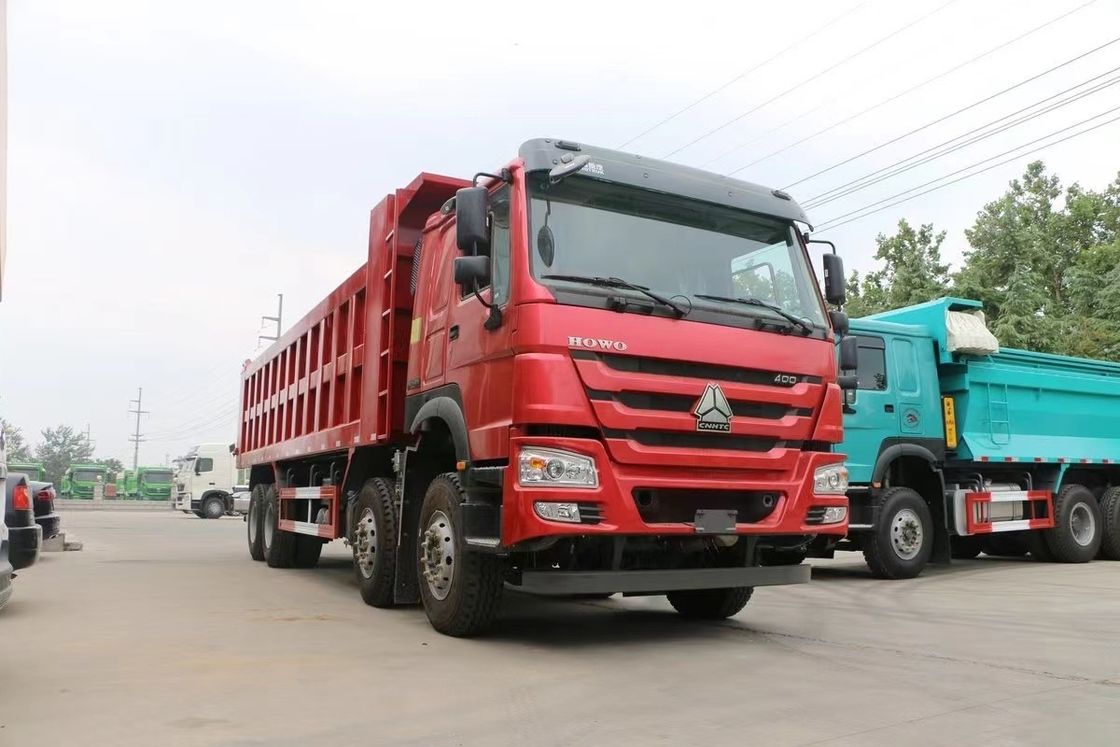 35 toneladas 371HP Sinotruk HOWO camiones de descarga usados 8*4 camión de remate para la mina de construcción