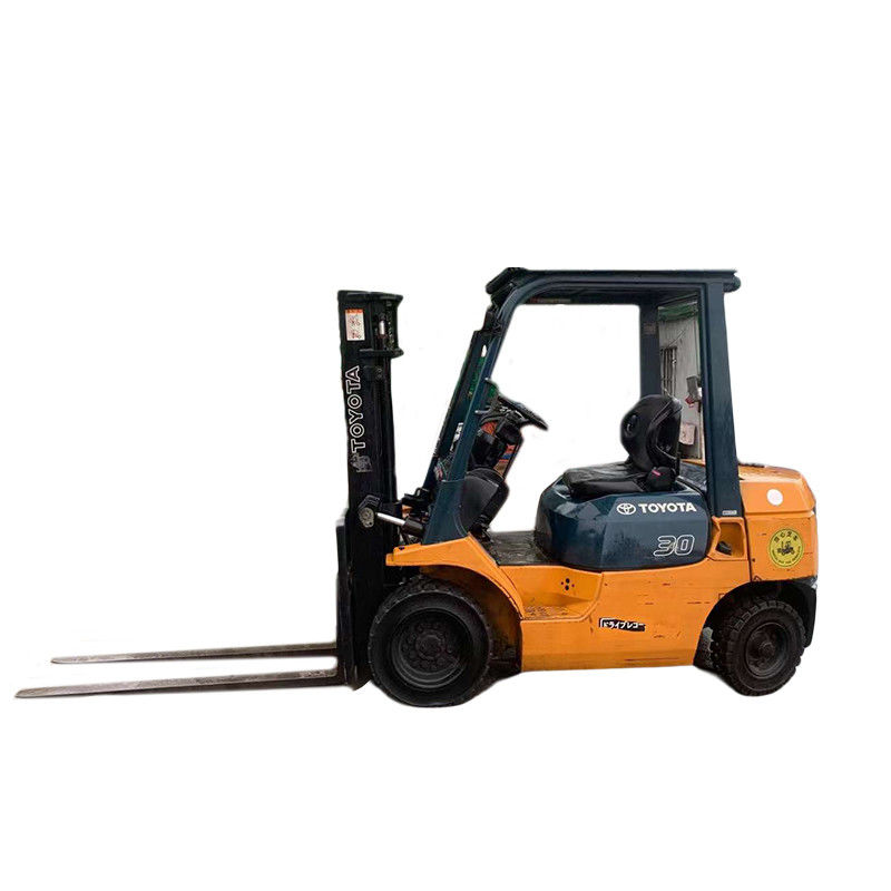 Buena condición 3ton TOYOTA original japonés carretilla elevadora de segunda mano y horas de trabajo bajas