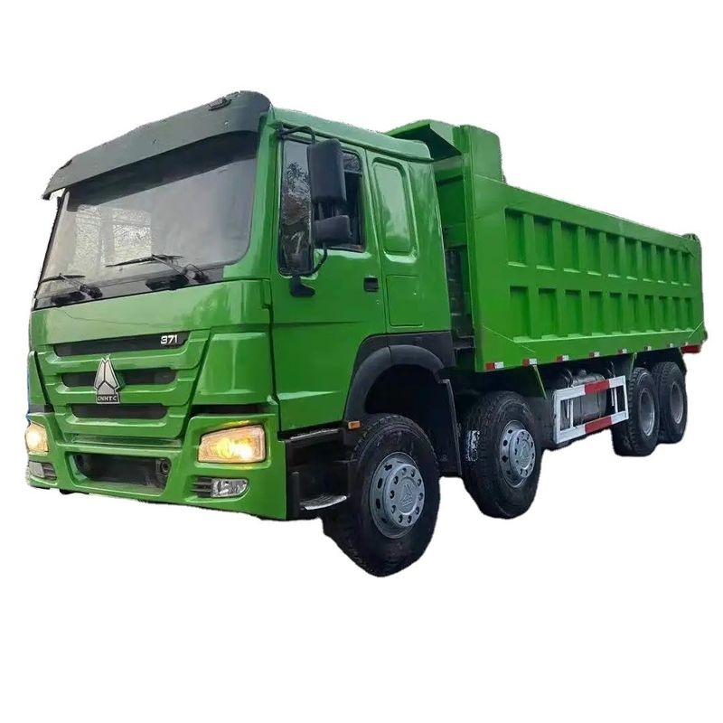 Camión de descarga usado 371HP 35tons Camión de retroceso 8*4 para construcción pesada SINOTRUK Chasis