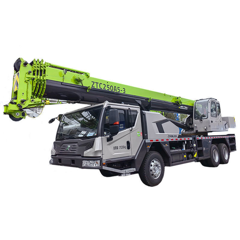 Max. Alturas de elevación de 39m 25 toneladas usadas Zoomlion grúa de camión ZTC250A para tareas pesadas