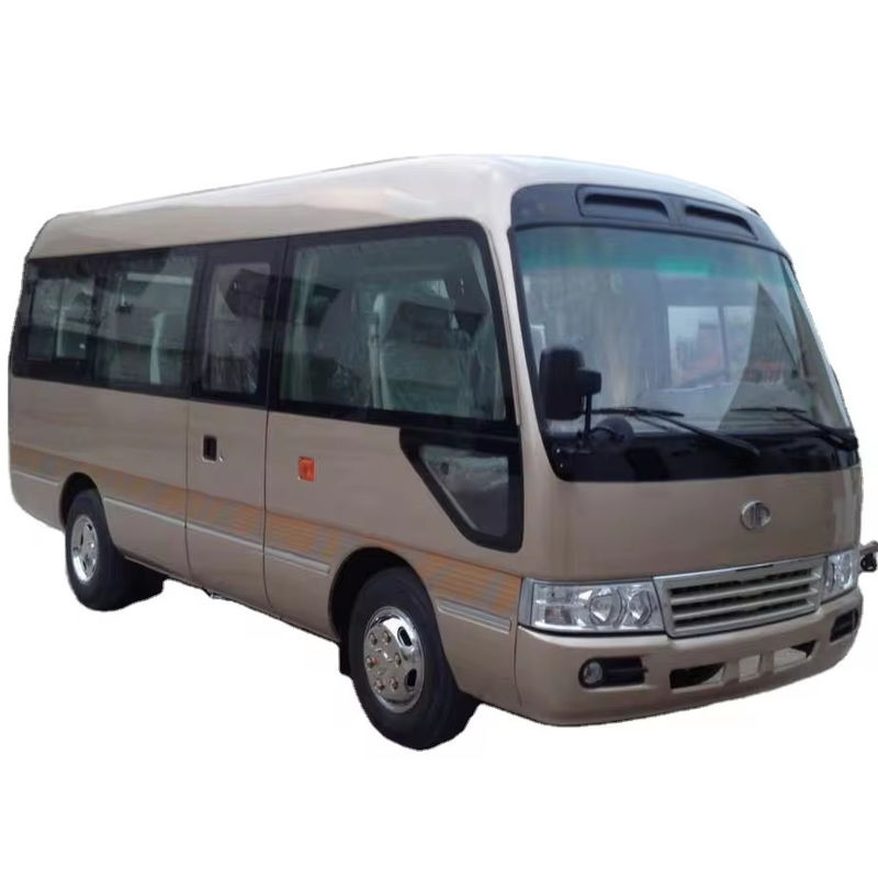 16 asientos Mini Vehículo Autobús de lujo transporte con 1830/1650 delantero / trasero vía y características