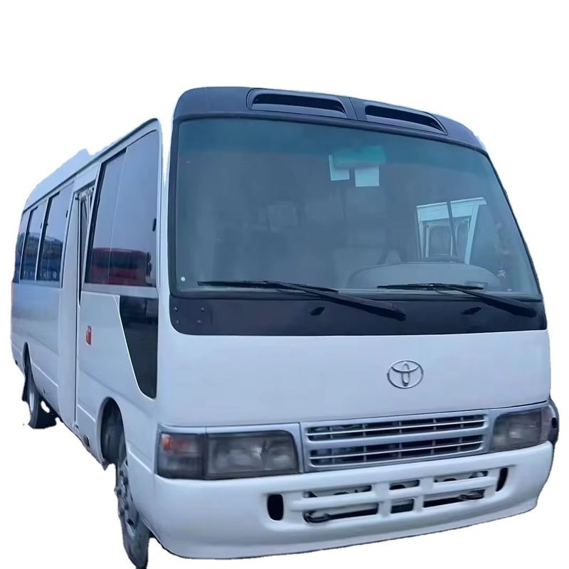 Autobús Toyota Coaster usado de 16-30 asientos con tipo de combustible diesel y características de lujo