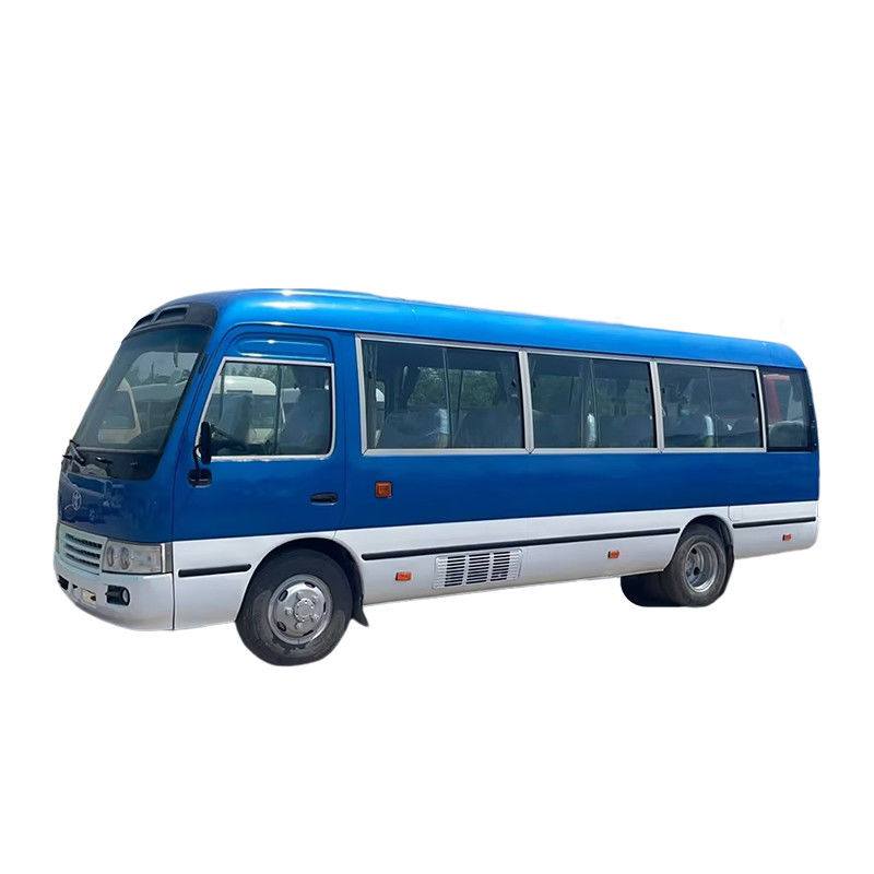 Autobús de montaña rusa con capacidad de motor 4L y combustible de diesel de 30 asientos Autobuses de montaña rusa Toyota usados