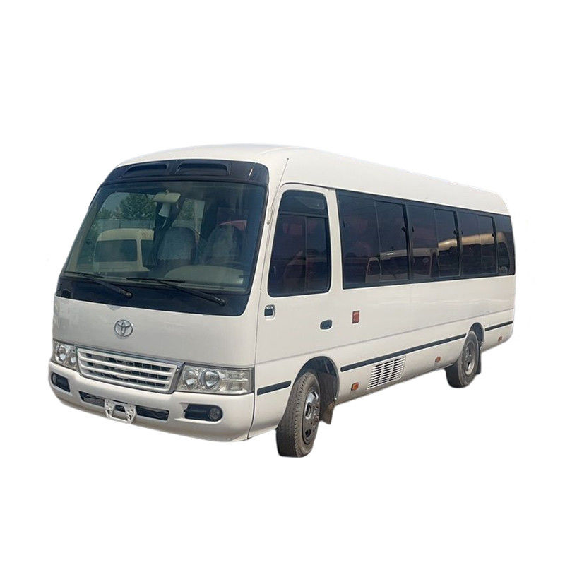 Autobús Toyota Coaster con conducción izquierda 26 asientos y 30 asientos Minibus con capacidad de motor 4L