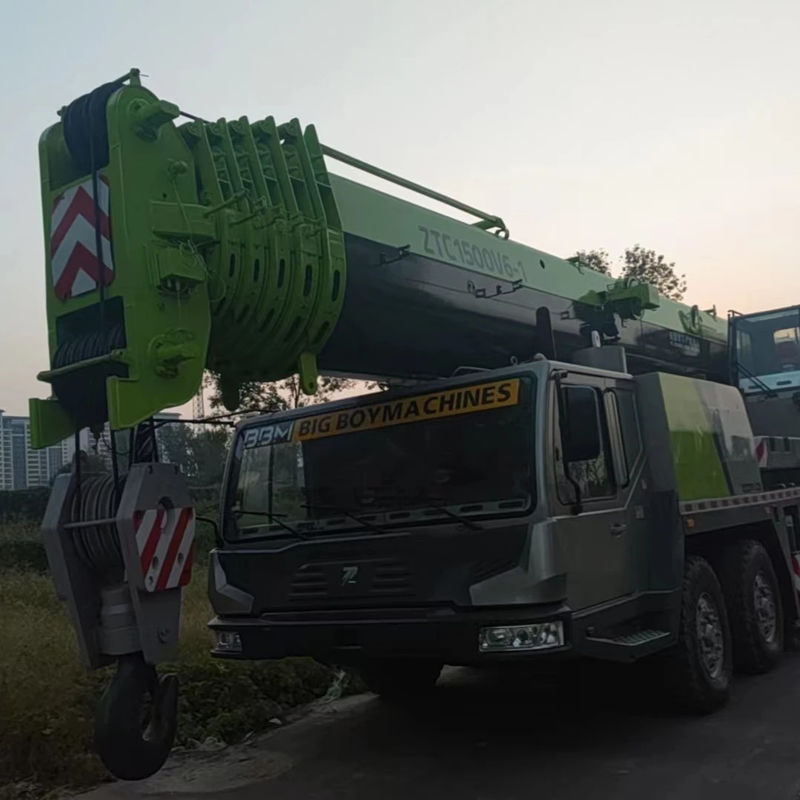 150T elevador de grúa telescópica camión de grúa Zoomlion con capacidad de elevación máxima de 39,5 M