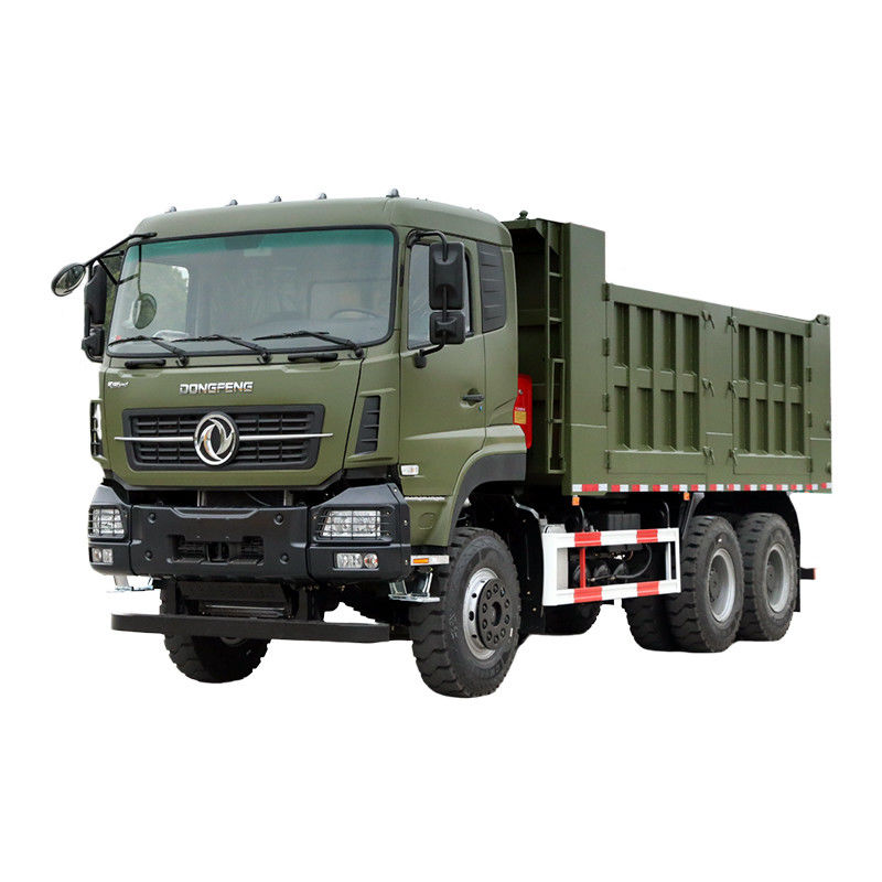 Camión de descarga de 430 caballos de fuerza Dongfeng usado 12 número de turnos hacia adelante y capacidad de carga de 21-30 toneladas