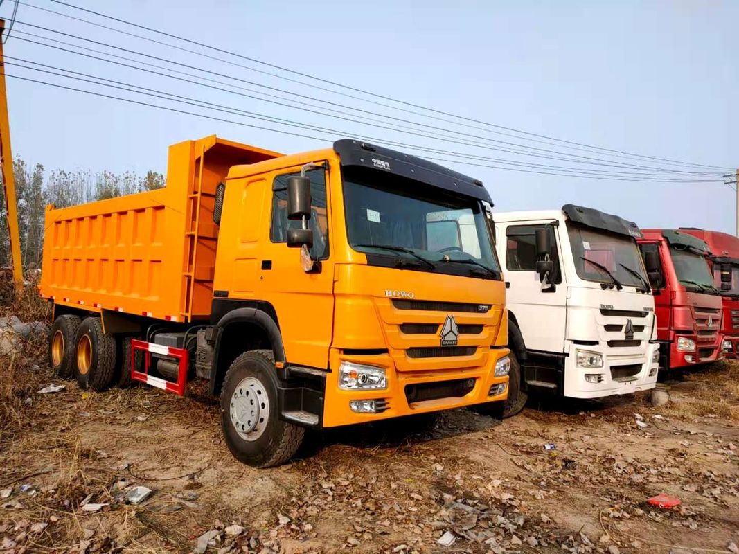 160 caballos de fuerza 6x4 Howo Camión usado Tipper HOWo Tipping Dumper Camión de segunda mano Camiones de basura