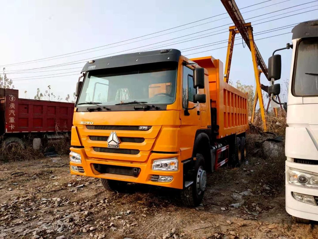 160 caballos de fuerza 6x4 Howo Camión usado Tipper HOWo Tipping Dumper Camión de segunda mano Camiones de basura