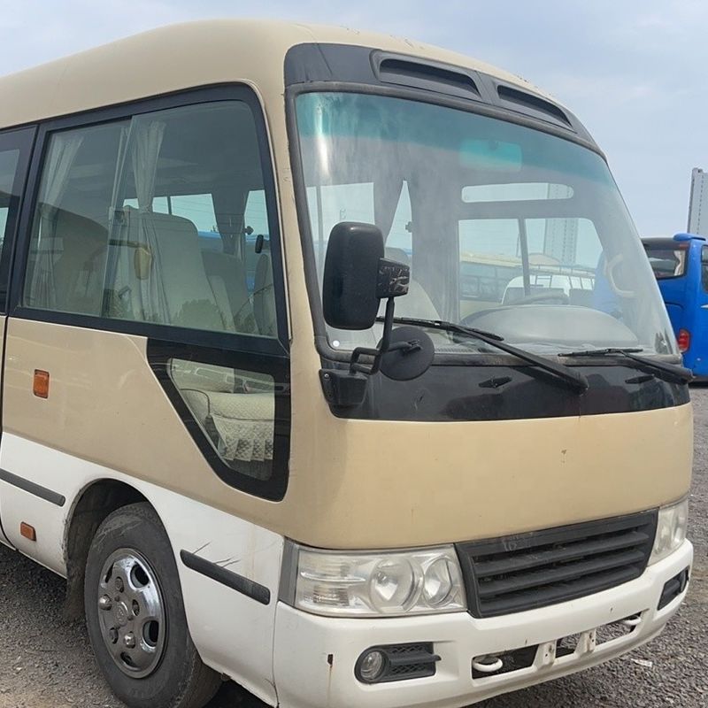 7.7m 29 asientos Chinese Coaster Mini Bus 30 asientos Transmisión manual para su flota
