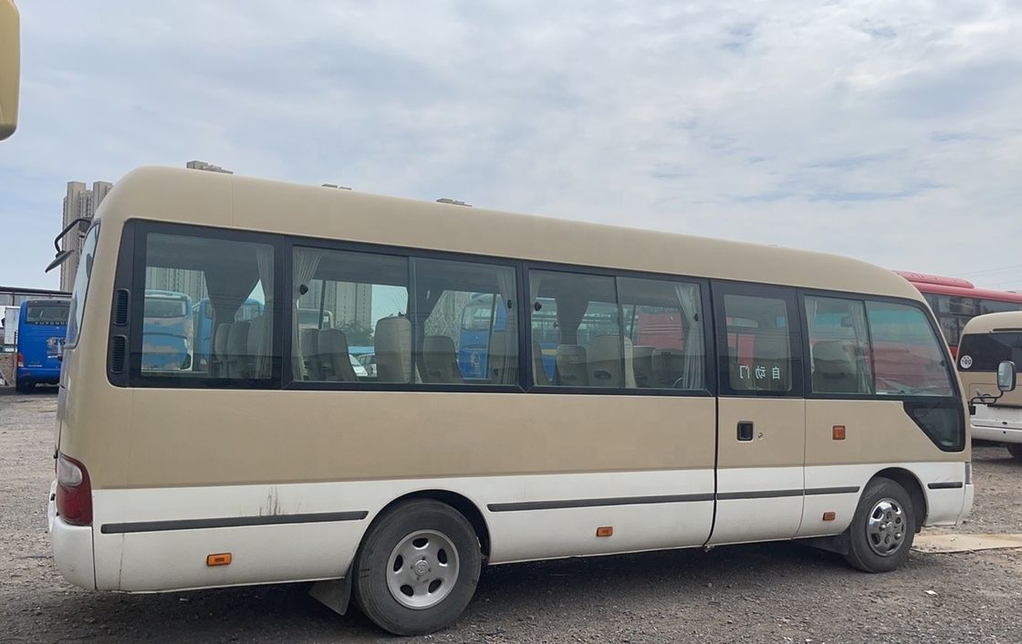 7.7m 29 asientos Chinese Coaster Mini Bus 30 asientos Transmisión manual para su flota