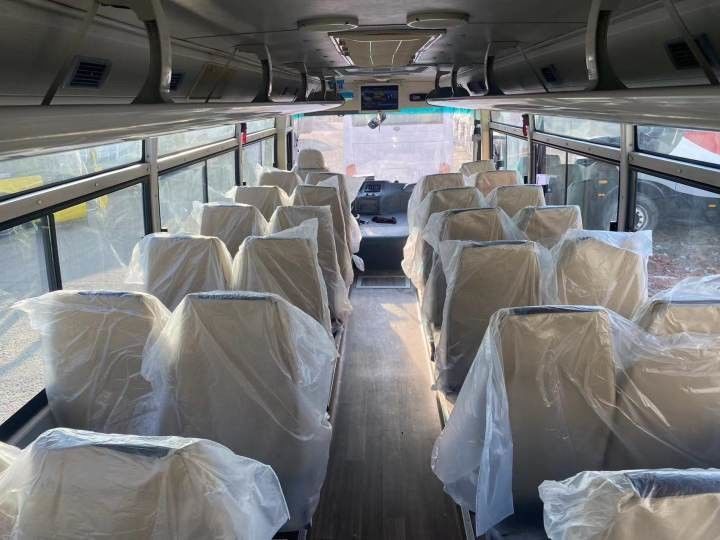 Autobús de lujo Higer de segunda mano de 30 plazas con motor diesel Autobús urbano en excelentes condiciones