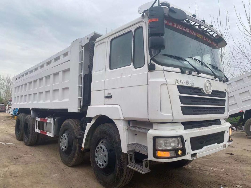 WEICHAI motor usado Shacman Howo 380HP 8 * 4 camión de carga pesada de descarga tirador camión de descarga