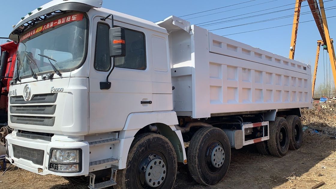 WEICHAI motor usado Shacman Howo 380HP 8 * 4 camión de carga pesada de descarga tirador camión de descarga