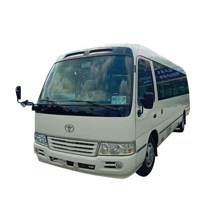 17-30 asientos Capacidad de manejo izquierdo Toyota Coaster Bus en Sudáfrica Estilo cómodo