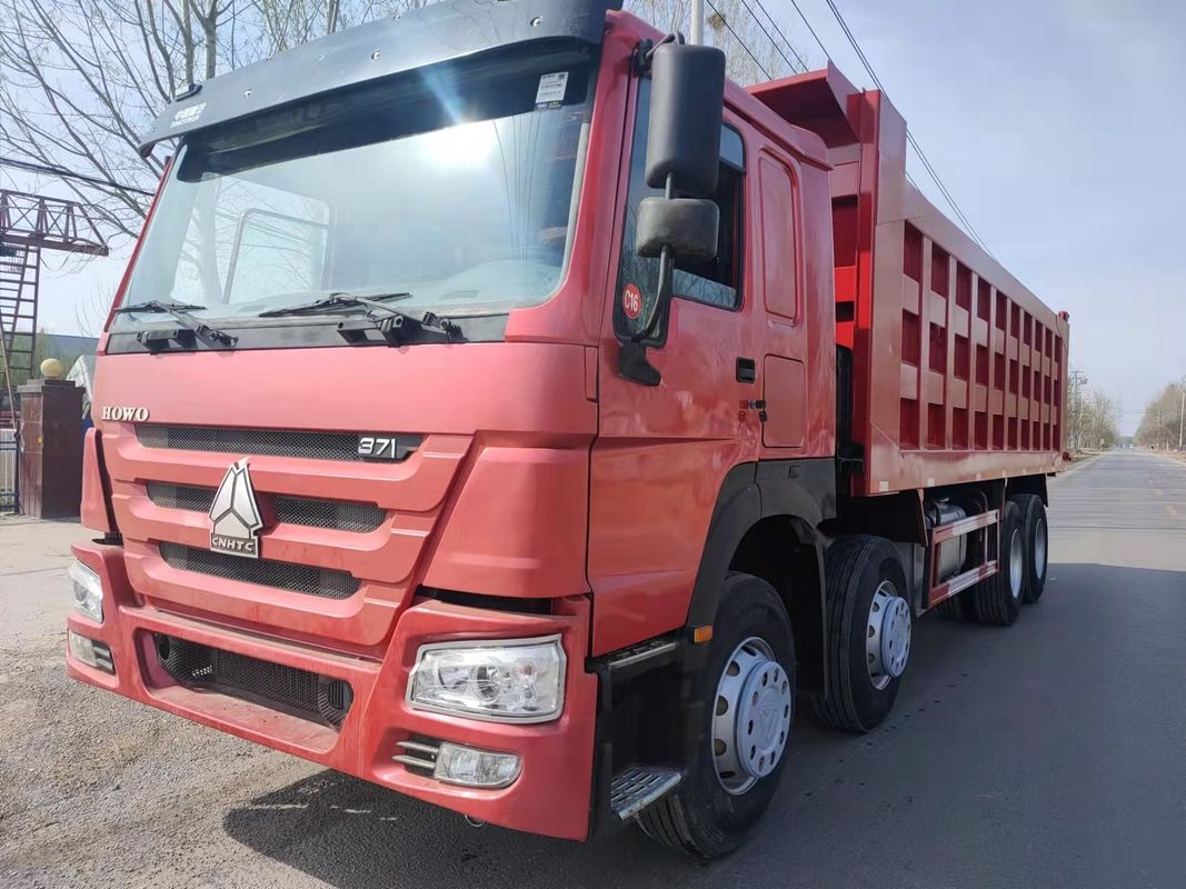 SINO 8*4 Camión de descarga pesado Camión de deslizamiento Camión LHD Capacidad de carga 11 20T Capacidad del motor 8L