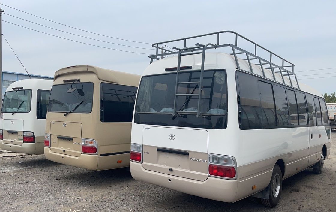 Autobús diésel Toyota Coaster de lujo de 30 plazas para la norma de emisiones Euro 3