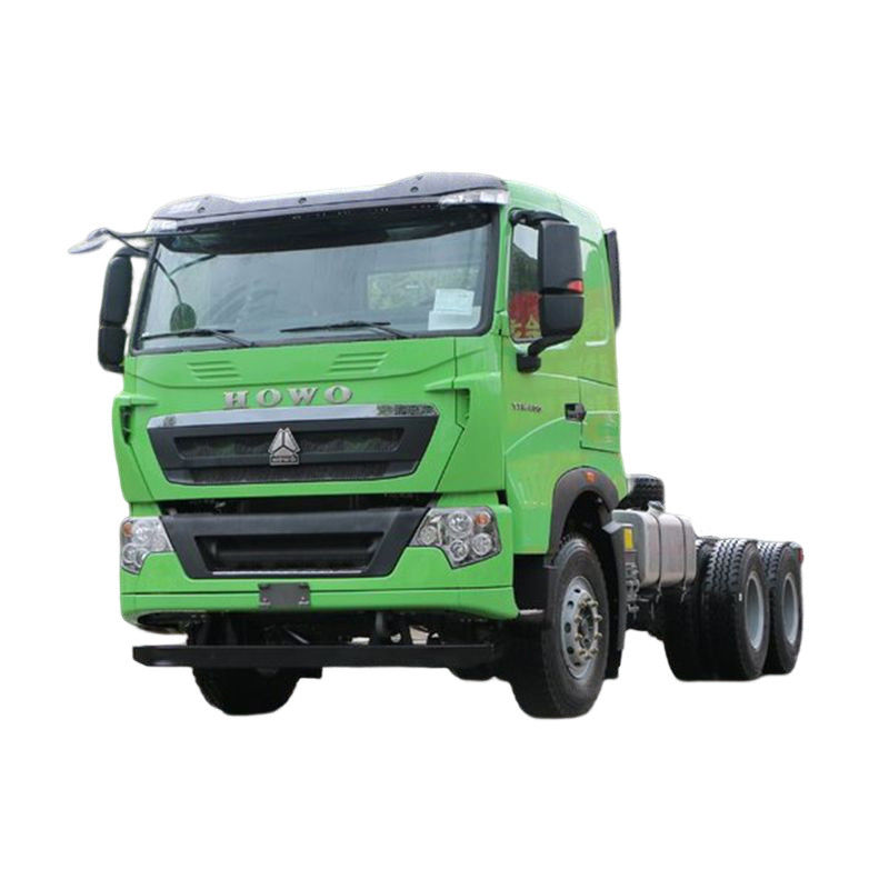 400 hp 6X4 5.8m T7H HOWO camión de descarga usado con 5.8 * 2.35 * 1.5m dimensiones del tanque de carga