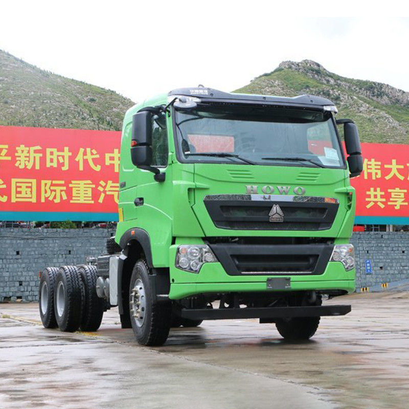 400 hp 6X4 5.8m T7H HOWO camión de descarga usado con 5.8 * 2.35 * 1.5m dimensiones del tanque de carga