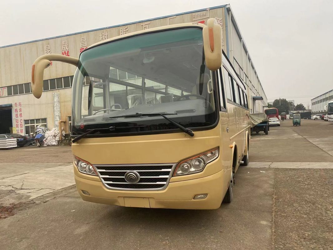 Autobús de pasajeros de 35 plazas con transmisión manual de 8L con motor de accionamiento de mano izquierda