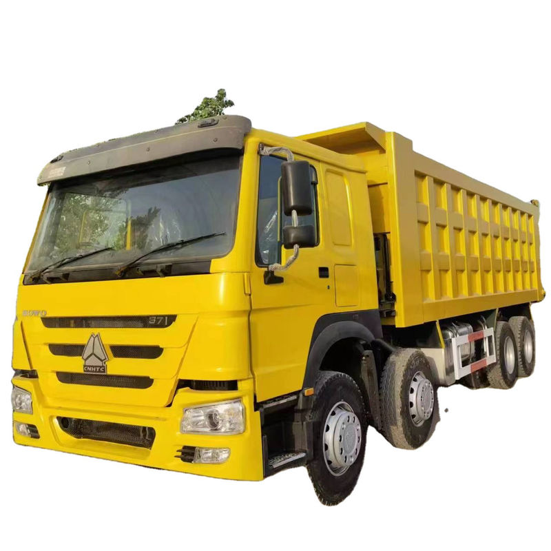 RHD SINO HOWO 8X4 Camión de descarga usado de trabajo pesado G.V.W. 31T Caja de cambios FAST12JSXD240T