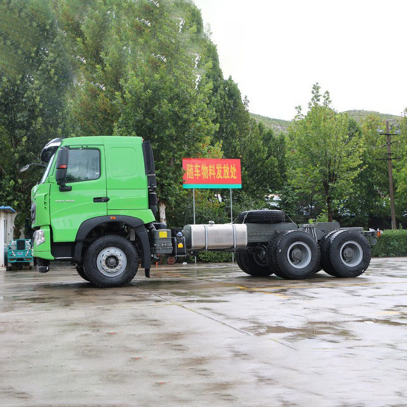 400hp 6X4 5.8m HOWO camión de descarga usado con y 5.3-6.2M longitud del tanque de carga