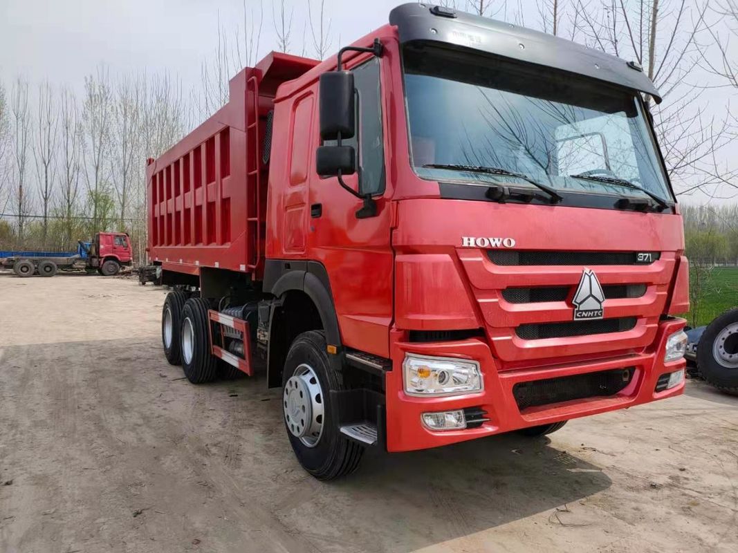 LHD SINO TRUCK HOWO 371HP 6*4 Camión de descarga pesado con aire acondicionado manual