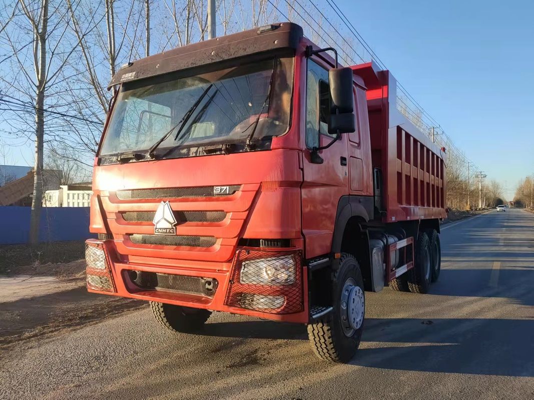 LHD SINO TRUCK HOWO 371HP 6*4 Camión de descarga pesado con aire acondicionado manual