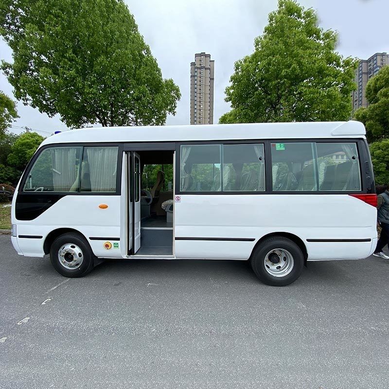 16-30 asientos Toyota Coaster Bus Dirección izquierda y derecha Minibus