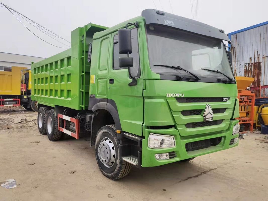 LHD SINO TRUCK HOWO 371HP 6x4 camión pesado usado para 2 pasajeros